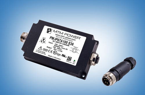シャシー取り付け式電源 - PM-IP67A100 S24 - MTM Power Messtechnik Mellenbach GmbH - AC/DC / 単一出力 / IP67