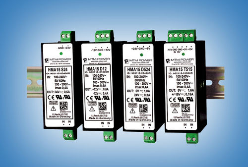 DINレール電源 - HMA15 S3,3 - MTM Power Messtechnik Mellenbach GmbH - AC/DC / 単一出力 / CE