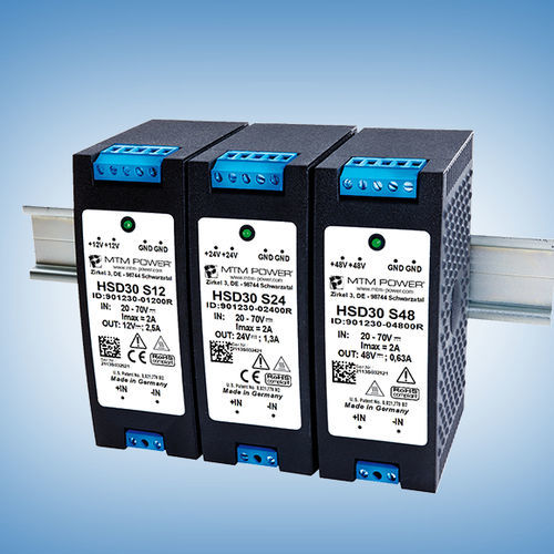 DINレール電源 - HSD30 S12 - MTM Power Messtechnik Mellenbach GmbH - DC/DC / 単一出力 / CE