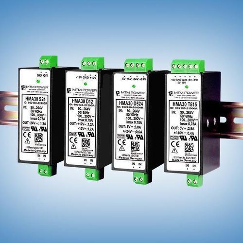 DINレール電源 - HMA30 S15 - MTM Power Messtechnik Mellenbach GmbH - AC/DC / 単一出力 / CE
