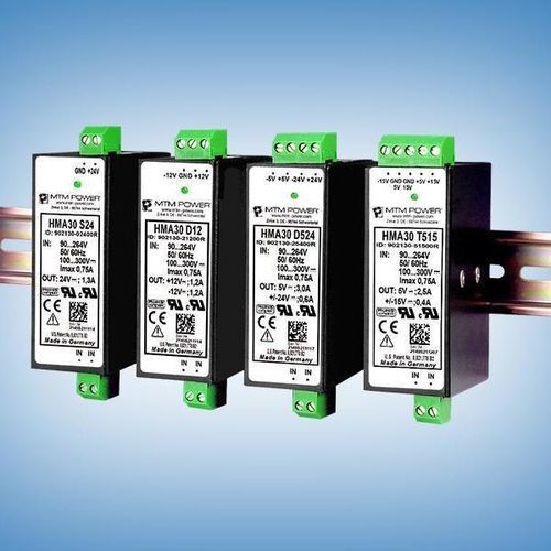 DINレール電源 - HMA30 T515 - MTM Power Messtechnik Mellenbach GmbH - AC/DC / トリプル出力 / CE