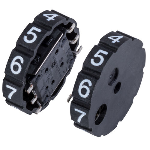 回転式スイッチ - DH2 01 - PTR HARTMANN GmbH - 多極 / DINレール / プリント基板用