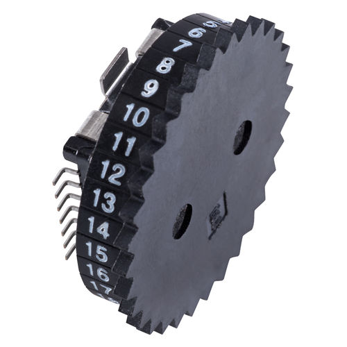 回転式スイッチ - DH5 - PTR HARTMANN GmbH - 多極 / DINレール / プリント基板用