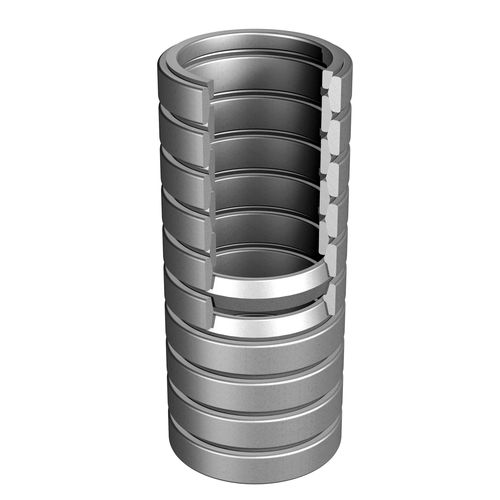 安全用スプリング - RINGFEDER POWER TRANSMISSION GMBH - 摩擦 / 円筒形 / スチール製