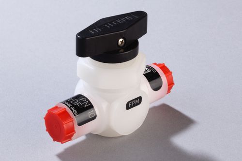 ボールバルブ - 2L/PV-1 - M&C TechGroup Germany GmbH - 手動式 / ガス用 / ポリフッ化ビニリデン製 （PVDF）