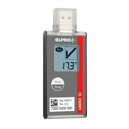 温度表示器 - LIBERO CI - ELPRO-BUCHS AG - LCD / アラーム付き / USB接続