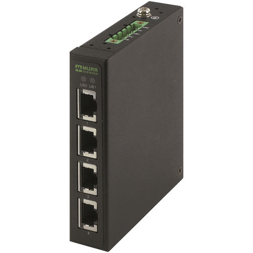 アンマネージドスイッチ - TREE 4TX  - MURRELEKTRONIK - 4 ポート / 送電レールDIN取り付け用