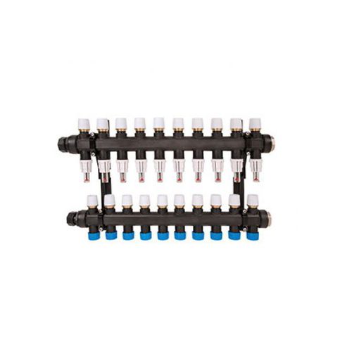 マルチチャンネルマニホールド - UFHMANP series - POLYPIPE - プラスチック製 / 床暖房用
