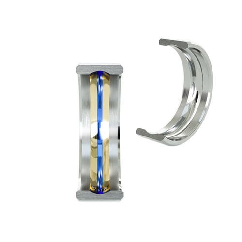 ボール状軸受 - Q21irac® - GRW High Precision Bearings LP - 垂直方向 / 深溝 / スチール製