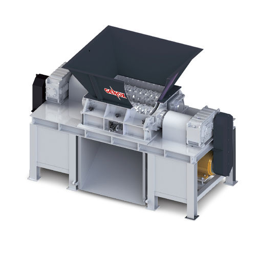 二重軸シュレッダー - W series - Genox Recycling Tech (China) Co., Ltd. - 紙 / ケーブル用 / ロータリーシャー
