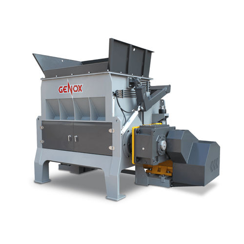 プライマリーシュレッダー - K series - Genox Recycling Tech (China) Co., Ltd. - 単一軸 / 廃棄物用 / ダンボール紙用