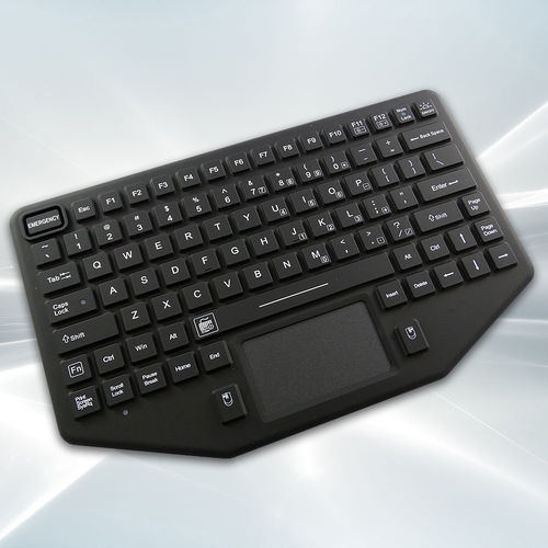 パネル設置用キーボード - InduBoard 253 - NICONIX - メカニカルキー / 88キー / タッチパッド付き