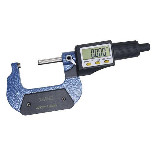 外側マイクロメーター - SHAHE/5205-50 25-50mm 0.001mm ±0.003mm/Digital Micrometer - Wenzhou Sanhe Measuring Instrument Co., Ltd - デジタル / 高精度 / 高速