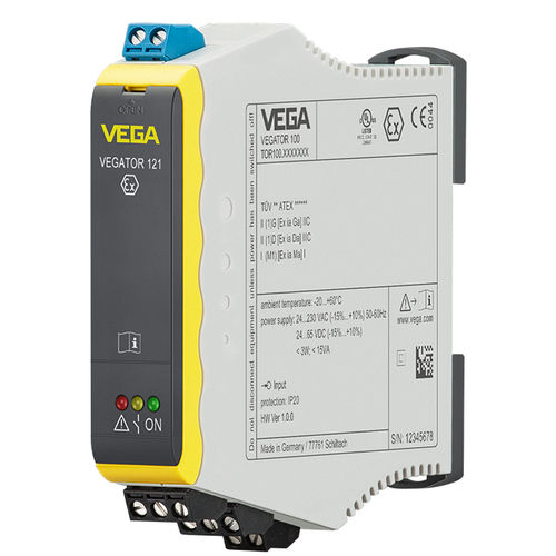 単一チャネルシグナルコンディショナー - VEGATOR 121 - VEGA TECHNIQUE - DINレール / レベルセンサー用