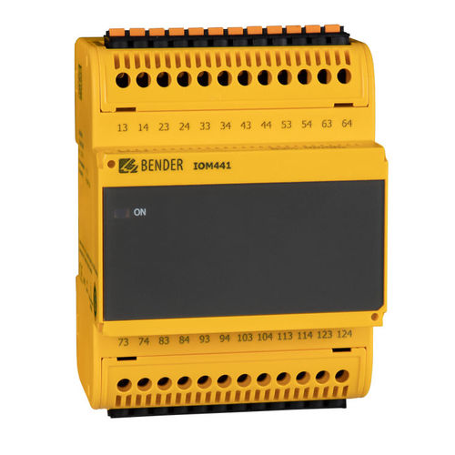 スイッチングリレーモジュール - IOM441 series - BENDER - 送電レールDIN取り付け用