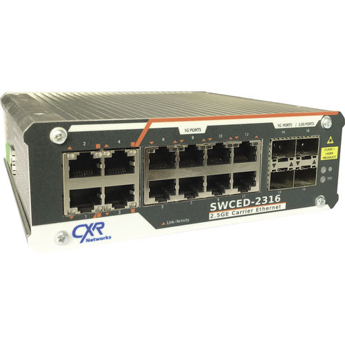 マネージドスイッチ - SWCED-2316 - CXR Networks - 16 ポート / 10/100BaseT(X) / 光ファイバー4ポート