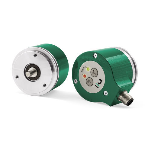 絶対ロータリエンコーダ - EM58 TI/TV-EM58S TI/TV-EMC58 TI/TV - Lika Smart encoders & actuators - 磁気 / マルチターン / 中空軸タイプ