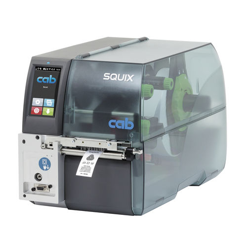 熱転写ラベル印刷機 - SQUIX 4 MT - cab Produkttechnik GmbH & Co KG - 直接感熱 / 高速 / 産業用