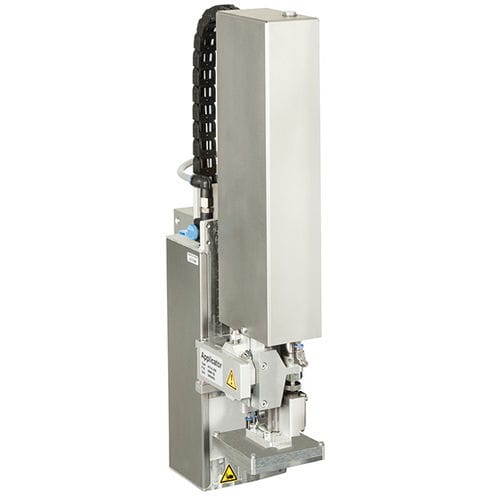 自動ラベラー - 401 series - cab Produkttechnik GmbH & Co KG - 梱包用 / ボックス用 / 上部用