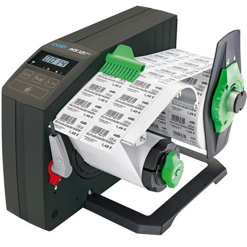 ラベルディスペンサ - HS - cab Produkttechnik GmbH & Co KG - 自動 / 半自動 / 縦型