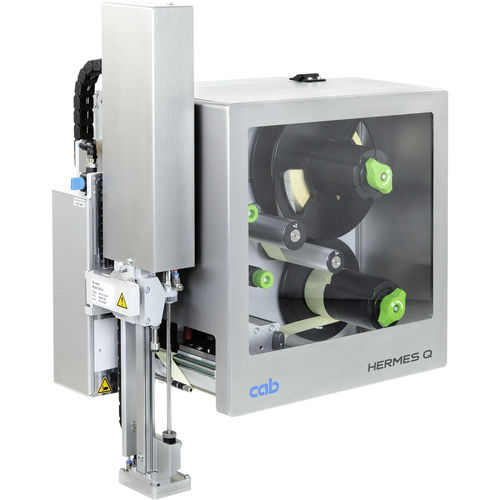 製造ライン用ラベル印刷貼り付け機 - HERMES Q series - cab Produkttechnik GmbH & Co KG - ラベル / パッケージ / 梱包用