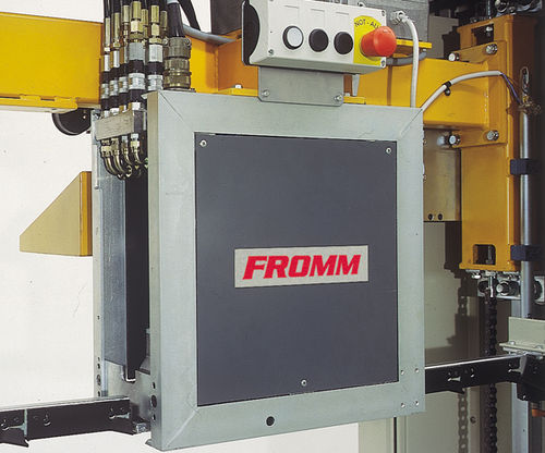 スチール ストラップ用ストラップヘッド - M100 - FROMM - シールレス / 油圧 / モジュール式