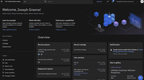 管理ソフトウェア - Cloud Pak for Data - IBM - データ分析 / 建築用 / クラウド
