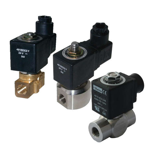 直動式電磁弁 - Parker Fluid Control Division - Europe - 2方向 / NC / ガス用