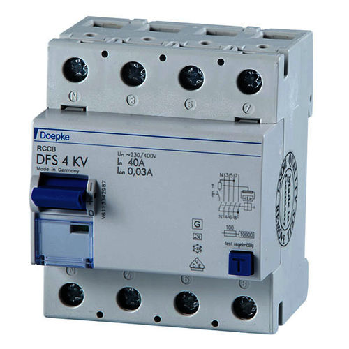 差動遮断器 - DFS 4 016-4 - Doepke Schaltgeräte GmbH - AC / 4極 / 自動