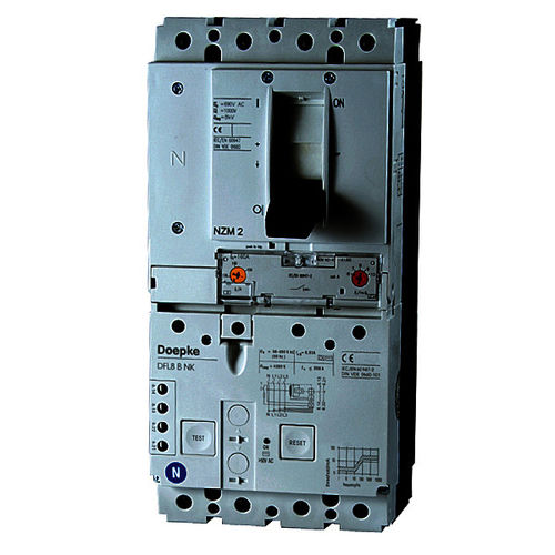 熱磁気式遮断器 - DFL 8 125-4/0,03-B NK  - Doepke Schaltgeräte GmbH - 4極 / 残余電流 / 自動