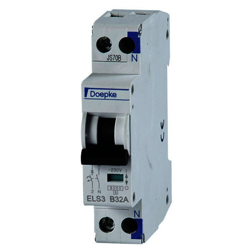 熱磁気式遮断器 - 20 A | ELS 3 B20/1+N - Doepke Schaltgeräte GmbH - ショート防止 / モジュラー / ミニチュア