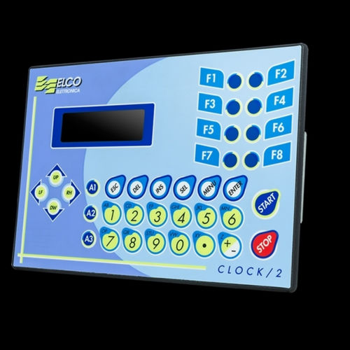 キーボード付HMI - CLOCK2 - ELCO Elettronica di A. Ligabue e C. snc - パネル設置用 / Modbus / CANopen