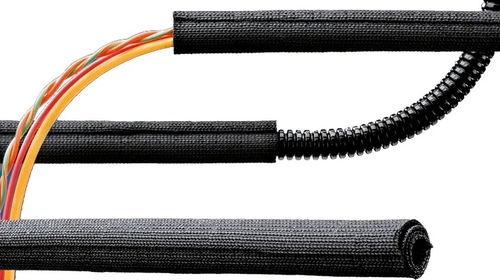 保護用スリーブ - WPET-SCF series - FRÄNKISCHE Industrial Pipes GmbH & Co. KG - 編込み / ケーブル用 / 布製