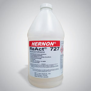 アクリル接着剤 - ReAct® 727 - Hernon Manufacturing - プラスチック用 / セラミック用 / 1液タイプ