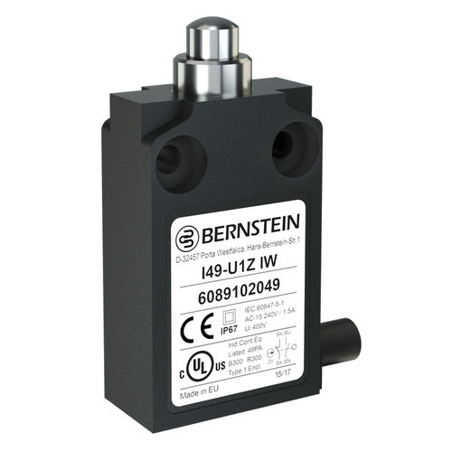 安全用リミット スイッチ - I49 series - BERNSTEIN AG - フラット / IP67 / コンパクト