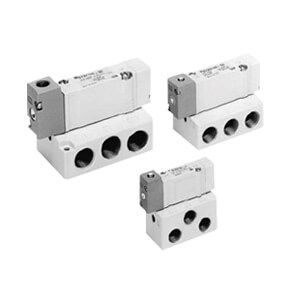 スプール空気圧方向制御弁 - SYA series - SMC Corporation of America - 空気 / 5方向 / マニホールドマウント