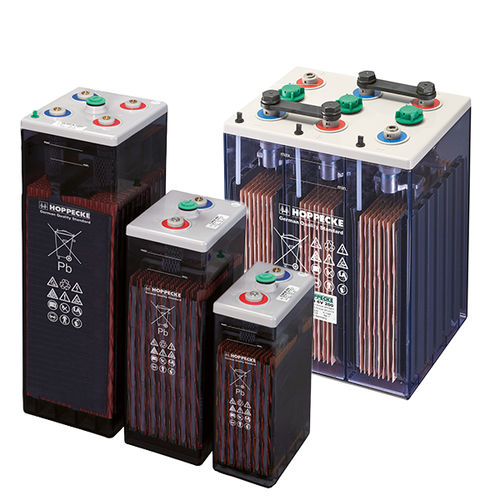 鉛酸バッテリー - power V M series - HOPPECKE - ブロック / 6ボルト / 非常電源用