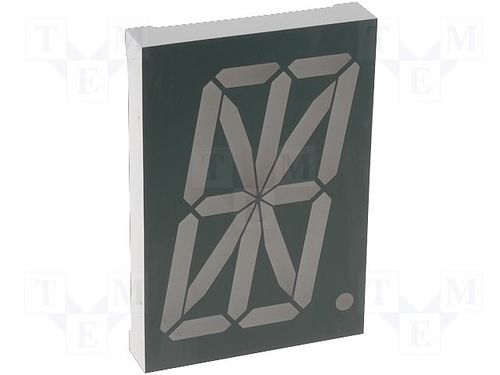 LEDディスプレイ - KCPDA04 series - KINGBRIGHT ELECTRONIC - 英数字 / 17セグメント / 1桁