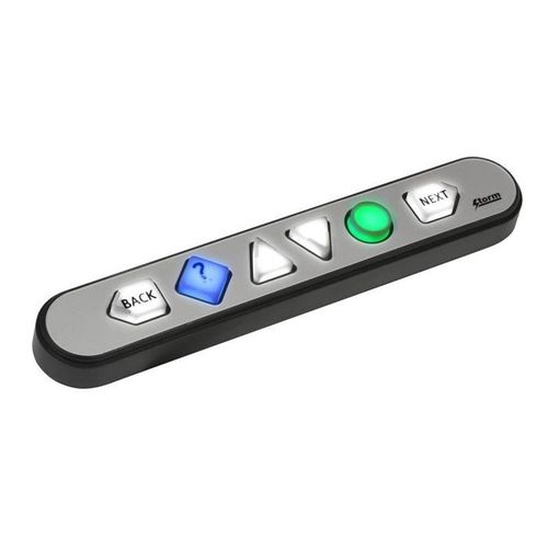 6キーキーパッド - NavBar™ - Storm Interface - パネル設置用 / シルバー製 / USB