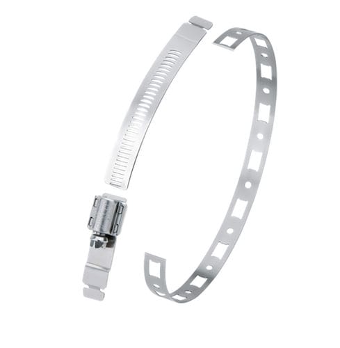 ステンレススチール製ホースクランプ - BREEZE MAKE-A-CLAMP - NORMA GROUP - ウォーム / 多孔帯 / プルタブ付