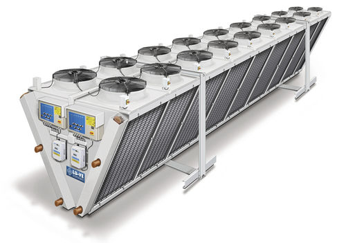 換気凝縮装置 - 198 - 2340 kW | EHVD - LU-VE S.p.A. - V型 / アルミメッキ