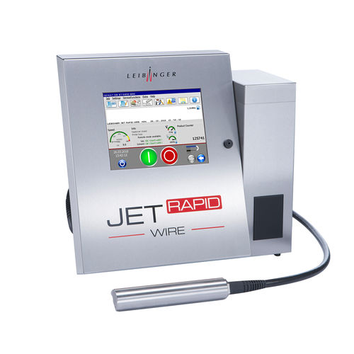 連続式インクジェット刻印機 - JET Rapid Wire - Leibinger - 組み込み式 / チューブ用 / ケーブル用