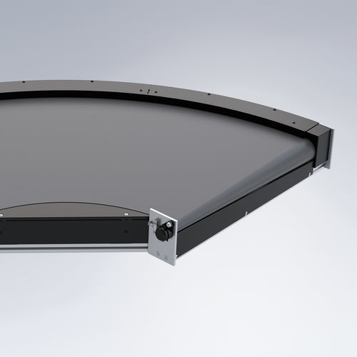 カーブ状コンベヤー - KGF-P 2040.02 - Maschinenbau Kitz GmbH - ベルト / 横型 / 輸送用