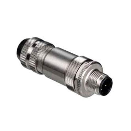 データ用コネクター - S GB-M12-8A-M-SK - Leuze - 円筒形 / スクリュー / 電流