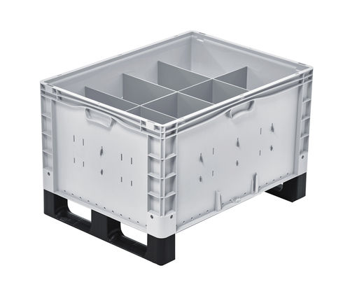 プラスチック製クレート - basicline plus - bekuplast GmbH - 貯蔵用 / 輸送用 / 積み重ね式