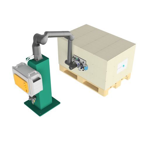 全自動ラベラー - PROLABEL C130 - project Automation & Engineering GmbH - 梱包用 / パレット用 / 側面用