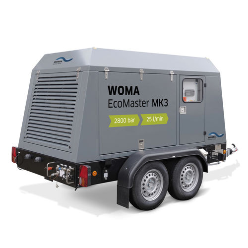 冷水高圧クリーナー - Ecomaster MK3 - WOMA GmbH - ディーゼルエンジン式 / 移動式 / 牽引式