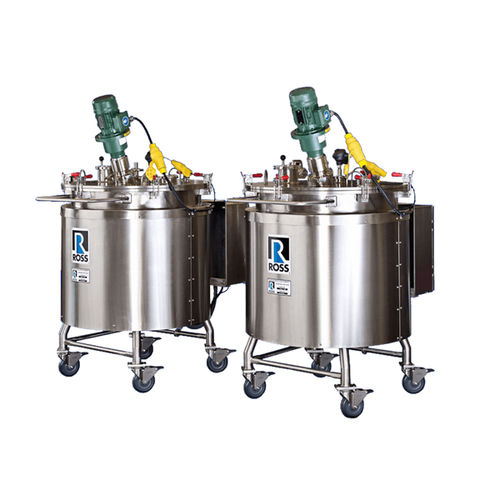 貯蔵タンク用タンク - ROSS Mixers - 加熱システム用 / 化学反応器用 / 衛生用