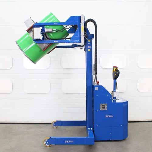 ドラム缶傾斜ステーション - STE05-RRH01 - STS - Bespoke Handling Equipment - 電動・油圧 / ハイドロニューマチック式 / 電動式