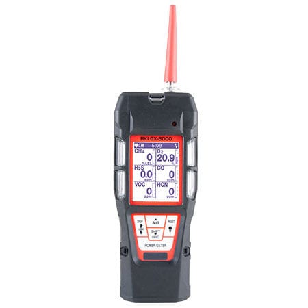 マルチガス検出器 - GX-6000 - RKI Instruments - 酸素（O2） / CO / 揮発性有機化合物